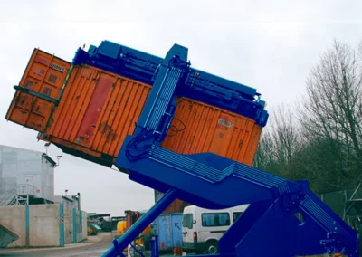 Ribaltatore di container caricatore per carico container