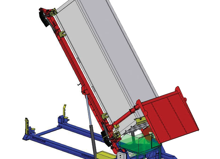 Ribaltatore per scarico container 30′