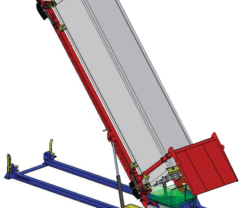Ribaltatore per carico container 40′