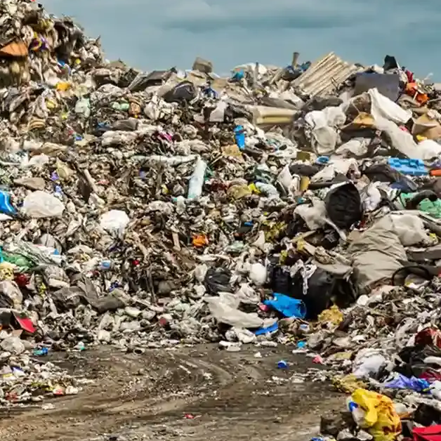 ribaltatore di container per materiale sfuso rifiuti