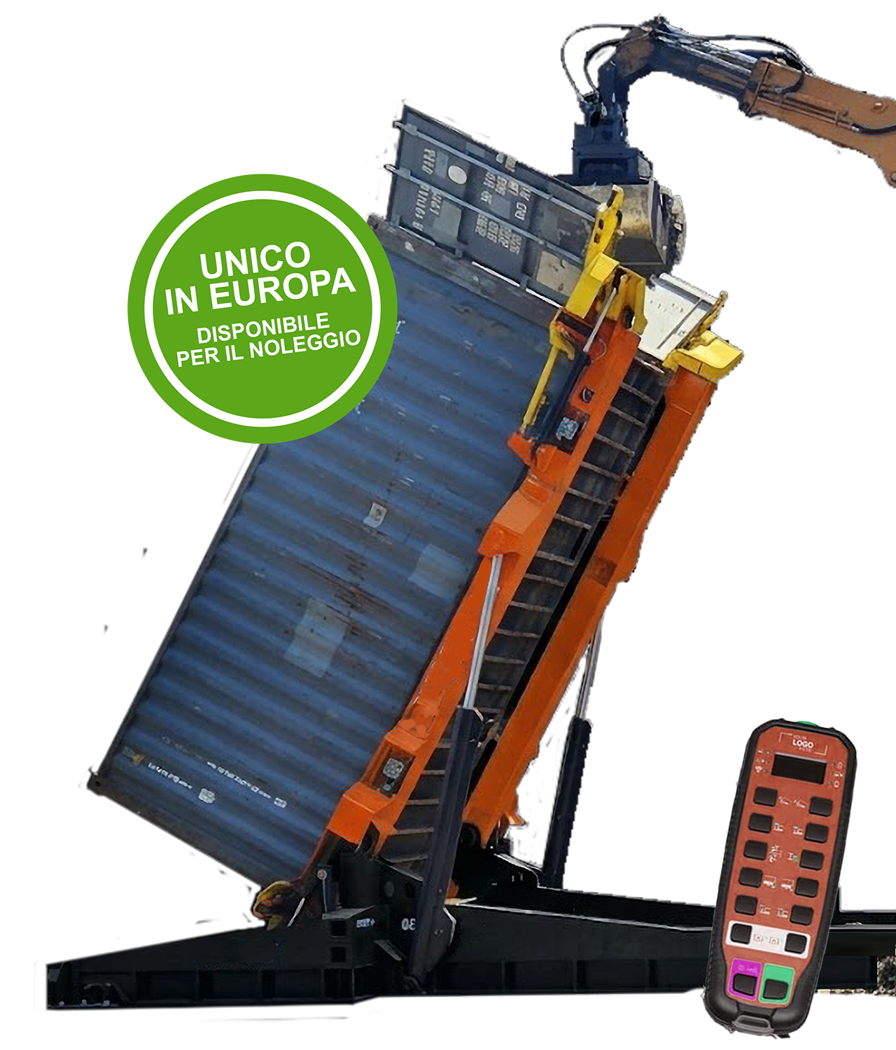 Ribaltatore container carico scarico - Mondocontainer